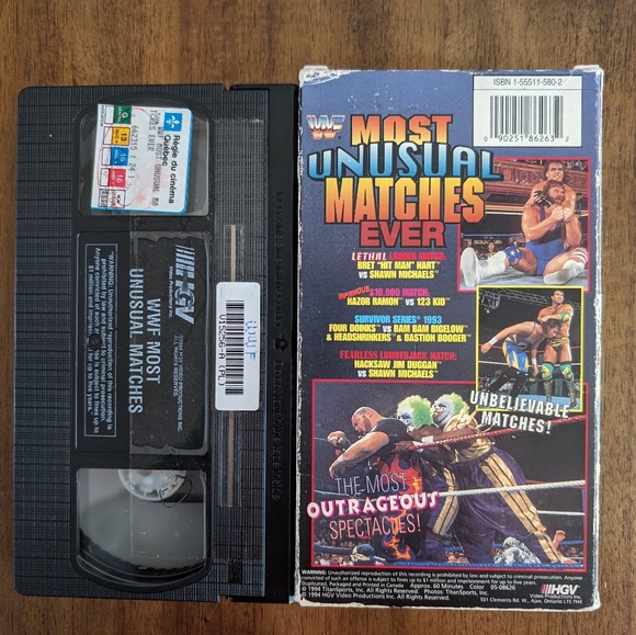 Lot Of 4 WWF / WWE Wrestling VHS Videos - Picture 4 of 6